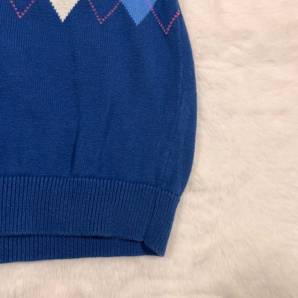 Children's Place sweater vest, blue, size 18-24 months, USED - Picture 7 of 10